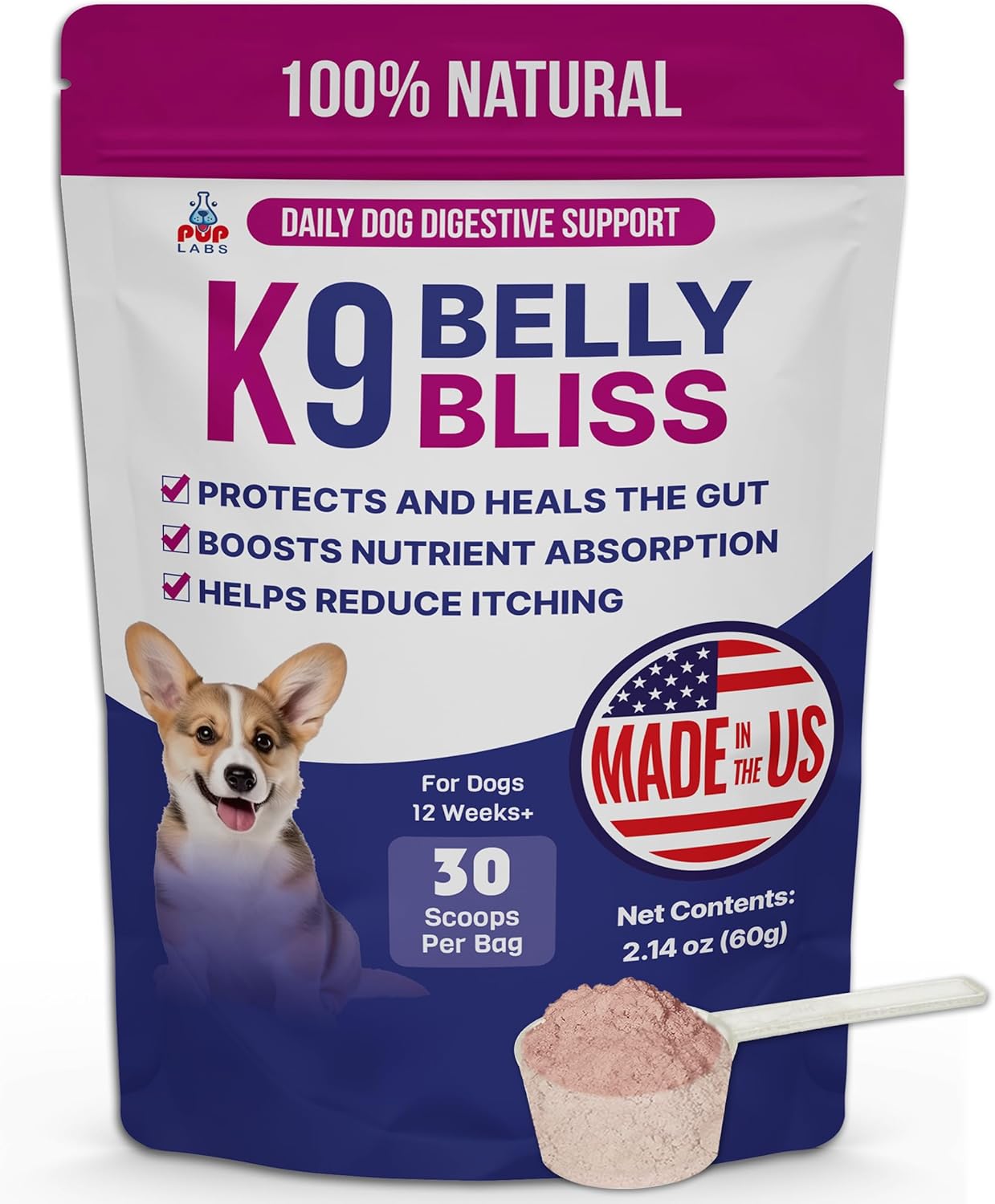 K9 Belly Bliss™ Gut Health Topper