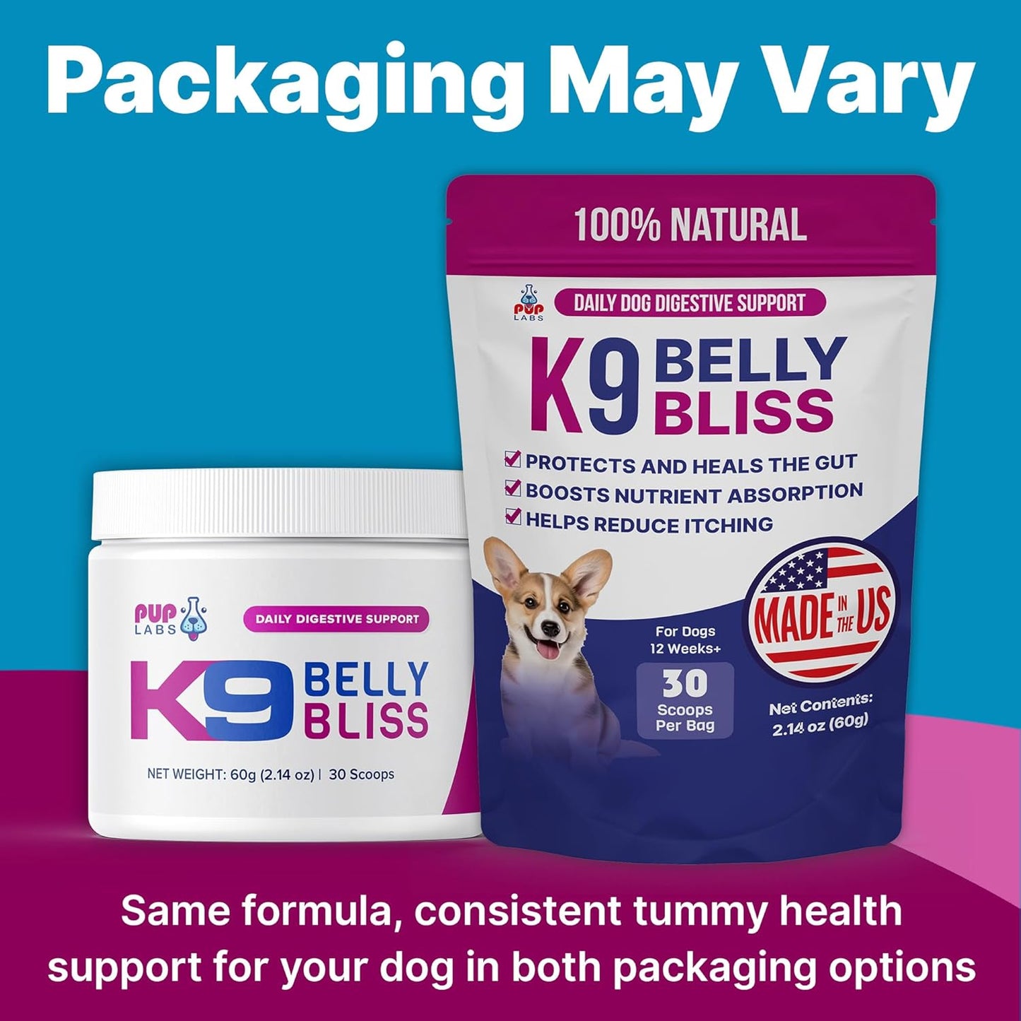 K9 Belly Bliss™ Gut Health Topper
