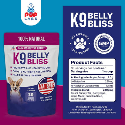 K9 Belly Bliss™ Gut Health Topper