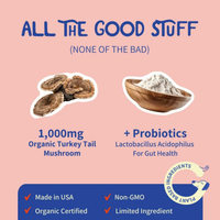 Turkey Tail+ Mushroom | Probiotics Formula For Puppies™