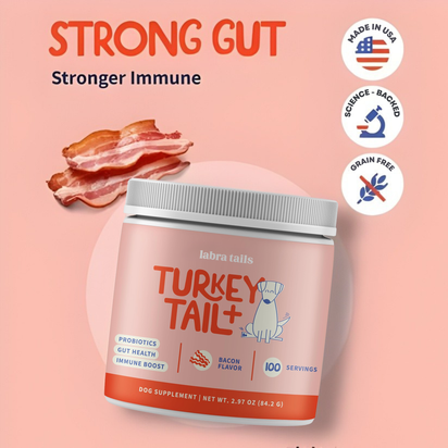 Turkey Tail+ Mushroom | Probiotics Formula For Puppies™